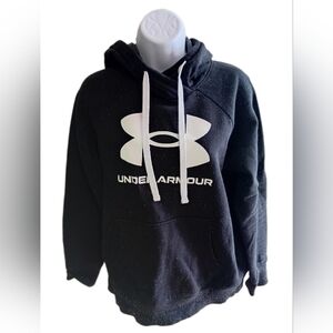 Under Armour Black Sweatshirt with Iconic Logo